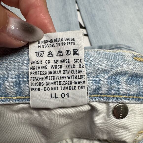 Versace Jeans Couture Light Wash Bootcut Denim size 28- excellent condition! - Picture 5 of 9